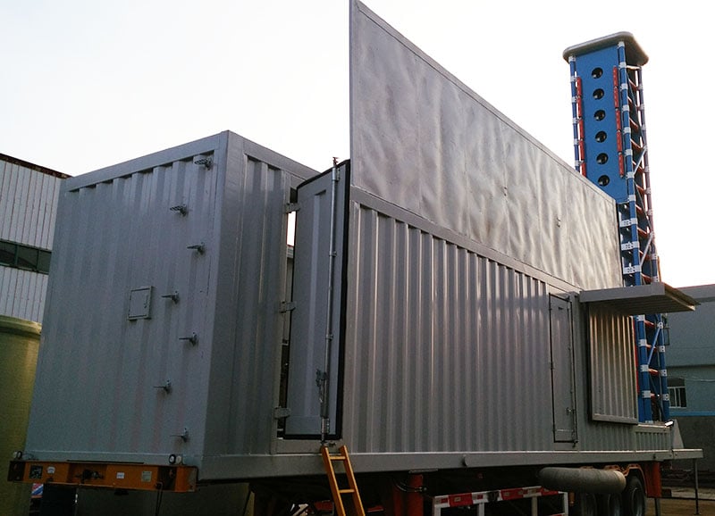 Trailer type Mobile Impulse Generator